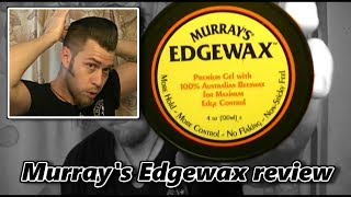 Murrays Edgewax gel pomade review [upl. by Budd]