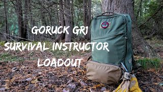 GoRuck GR1 26L  What a Survival Instructor carries in their pack [upl. by Sharos80]