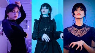 Wednesday Addams Dance Challenge  NEW Wednesday Dance Scene  Dance With My Hands Hands Hands [upl. by Ettevad555]