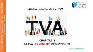 COURS DE FISCALITE  GEA  TVA EXIGIBLE  Vidéo 31 [upl. by Burrows]