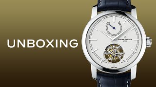 UNBOXING The Vacheron Constantin Traditionnelle 14 Day Tourbillon LE 89000000P9843 Luxury Watch [upl. by Oine447]