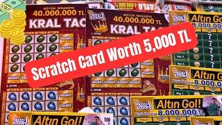 We Are Looking for Big Wins on New Scratch Cards Worth 5000 TL [upl. by Siednarb758]