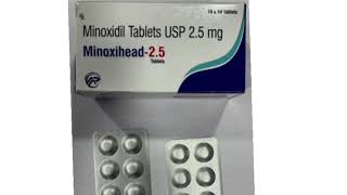 Minoxihead 25 Tablets Minoxidil Tablets USP 25 mg [upl. by Castillo692]