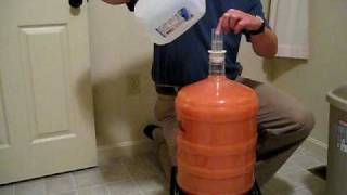 Strawberry Wine  Secondary Fermentation [upl. by Trilbi]