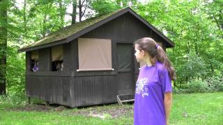 Cabin Adirondack and Glen Shelter Camping for Girl Scouts [upl. by Lorianna878]