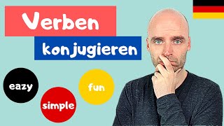 Verben konjugieren  Learn German  Deutsch lernen [upl. by Hilar464]