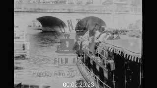 Boating on the River Thames 1920s  Archive Film 1035016 [upl. by Roye856]