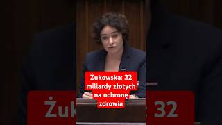 Żukowska 32 miliardy złotych na ochronę zdrowia [upl. by Dnomzed25]