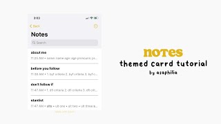 notes themed carrd tutorial  asaphilia [upl. by Annaohj]