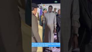 Président Bassirou Diomaye Faye à Riyadh pour le sommet de lOCIsonkomooydiomaye sénégal2050 duo [upl. by Leopoldeen]