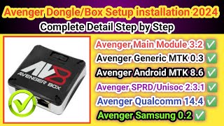 Avenger Dongle Setup installation in detail step by step 2024  Avenger dongle latest update 2024 [upl. by Josie]