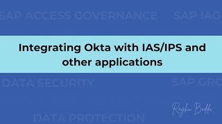 Integrating Okta with IASIPS and other applications [upl. by Einiar]