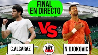 🎾ALCARAZ CAMPEON DE WIBLEDON🎾 FINAL WIMBLEDON EN DIRECTO🔥  LIVE TENNIS NARRANDO EN VIVO [upl. by Leeth]