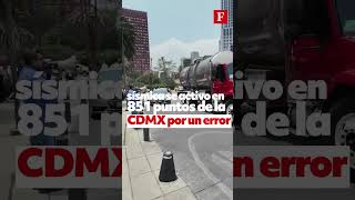 forbesnews  Se activa la alarma sísmica en la Ciudad de México alertasismica cdmx [upl. by Mitchel]