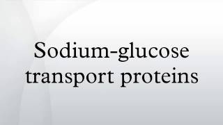 Sodiumglucose transport proteins [upl. by Chev]