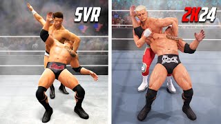 Cross Rhodes Evolution In Games WWE 2K24 Triple Cross Rhodes [upl. by Egas925]