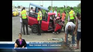 Dos accidentes de tránsito se registraron en Manabí [upl. by Durand193]