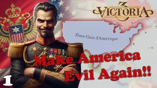 Victoria 3 Make America Evil Again Ep1 la destinée manifeste [upl. by Ahaelam]