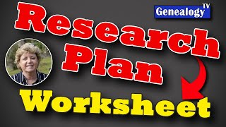 Genealogy Research Plan Worksheet [upl. by Raskind]