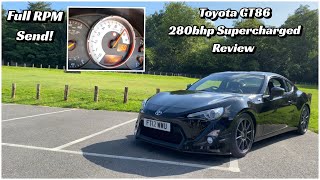 Toyota GT86 FRS Supercharged  Subaru BRZ  Litchfield 280bhp Kit  Full RPM Flat Out  Drive By [upl. by Joao224]