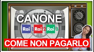 DISDETTA CANONE RAI COME NON PAGARE con esenzione e disdetta abbonamento TV con autocertificazione [upl. by Anert933]