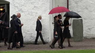 Swedish Royal Family at Alice TrolleWachtmeisters funeral [upl. by Aimal]