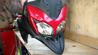 PART II How to remove the Cowling Body of 2015 VStrom 650 [upl. by Oiligriv240]