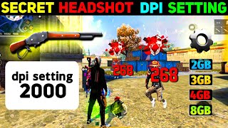 Free Fire DPI Settings  Free Fire Dpi Settings 2gb 3gb 4gb 6gb 8gb Ram Mobile  Khuni Gamers [upl. by Euphemiah]