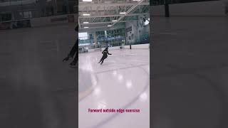 Power Skating  Forward Outside Edge Exercise for Power amp Control 💕 [upl. by Kylila700]