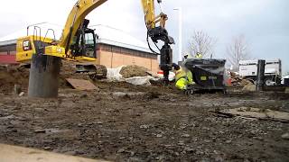 STELCOR DrilledIn Displacement Micropile Installation Alexandria Virginia [upl. by Gavin]