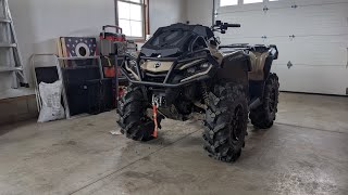 2023 Can Am outlander 850 xmr walk around [upl. by Htrow]