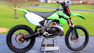 850 KX250 Two Stroke Build Transformation  Start To Finish [upl. by Asatan]