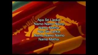 National Anthem of Sri Lanka  English Lyrics [upl. by Nerland]