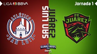 Resumen y Goles  San Luis vs Juárez  Liga BBVA MX  Guardianes 2020  Jornada 1 [upl. by Evslin]