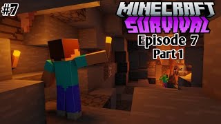 I found secret cave in Minecraft  Best Mining Techniques  Minecraft survival series EP 7 Part 1 [upl. by Che72]