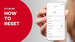 Reset STF362WF thermostat to factory settings via app [upl. by Eybbob]