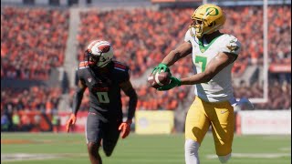 College Football 25 Oregon vs Oregon State  6Minute Gameplay Sim [upl. by Schwenk]