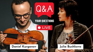 Live QampA  Ask anything Violin or Music related [upl. by Cyrie207]