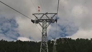 Gondelbahn Marguns Bergfahrt CelerinaCorviglia [upl. by Airetahs]