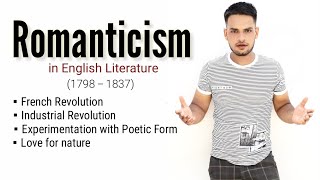 Romanticism age in english literature  Romanticism  Romantic period in Hindi [upl. by Tildy]