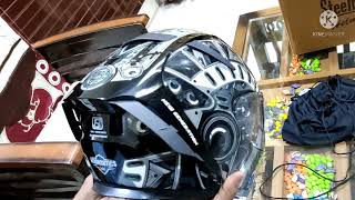 Bike helmet reviewhindi  Steelbird SA2 Terminator 20 Aerodynamic Full Face Helmet2021 🏍️ [upl. by Anehsak861]