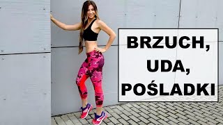 🎶 Ćwiczenia 3w1 przy muzyce 🎶 TRENING NA BRZUCH UDA POŚLADKI [upl. by Lorou]