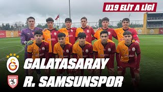 🔴 Galatasaray U19  R Samsunspor U19 U19 Elit A Ligi 16 hafta [upl. by Lionel]