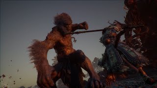 Black Myth  Wukong PS5 quotStone Monkeyquot Boss gameplay [upl. by Luckin]