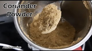 How to make Coriander Powder at Home  Coriander dhania Powder Recipe at home [upl. by Nahsab]