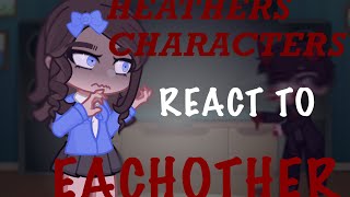 heathers react to eachother   adorablelog  WIP  enjoy [upl. by Ardena]