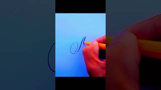 How to write A in Cursive Font In English Handwriting [upl. by Zellner]