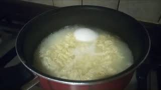 Cooking Noodles with One Egg My breakfast 🥰👍 [upl. by Kashden692]