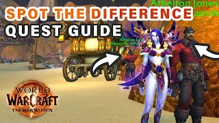 How to do quotSpot The Differencequot Secret Quest  20th Anniversary Event ► WOW The War Within [upl. by Bean962]