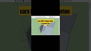 Cara bikin tangga di sketch Up arsitekrumah arsitekrumah [upl. by Trevah]